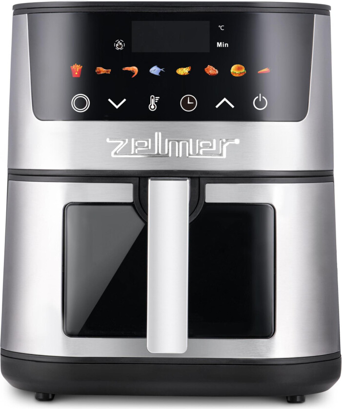 ZAF5000 Airfryer - 5L, 1400W, 8 programmer - Svart