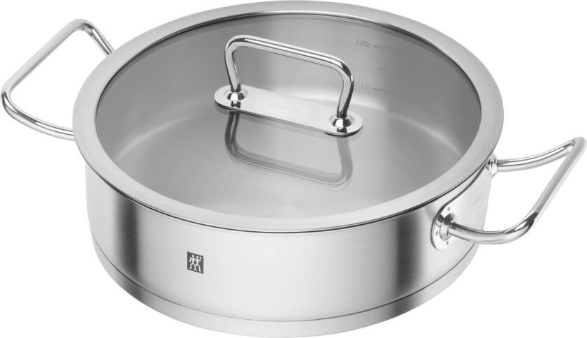 Peak Stekepanne med lokk - 26 cm, 18/10 rustfritt st??l