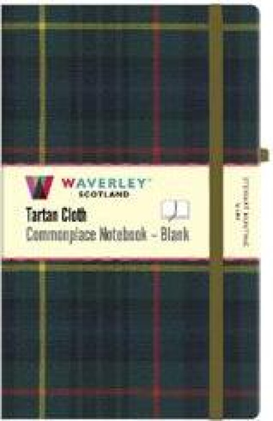 Stewart Hunting Tartan Blank Hardback Notebook: Large 21cm x 13cm