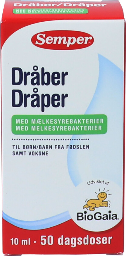 Semper Dråper Melkesyrebakt 0+