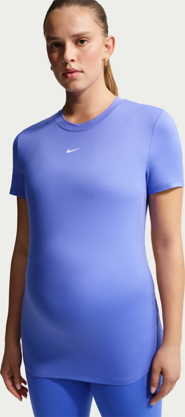 One Maternity Dri-Fit Short Sleeve Top - Blå - Dame - Mammaklær