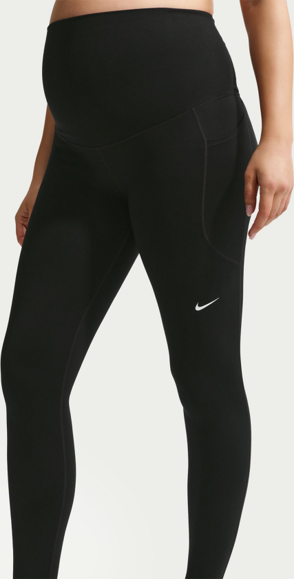 One Maternity Dri-Fit High-Waisted 7/8 Pocket Tights - Sort - Dame - Mammaklær