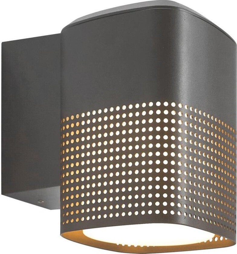 Sidara vegglampe utendørs ned lys seaside IP54 - Antrasitt