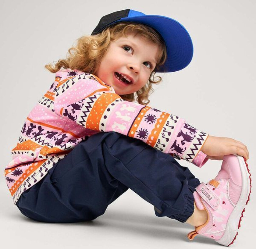 Reima Ekana Moomin joggesko til baby småbarn, Light Heather