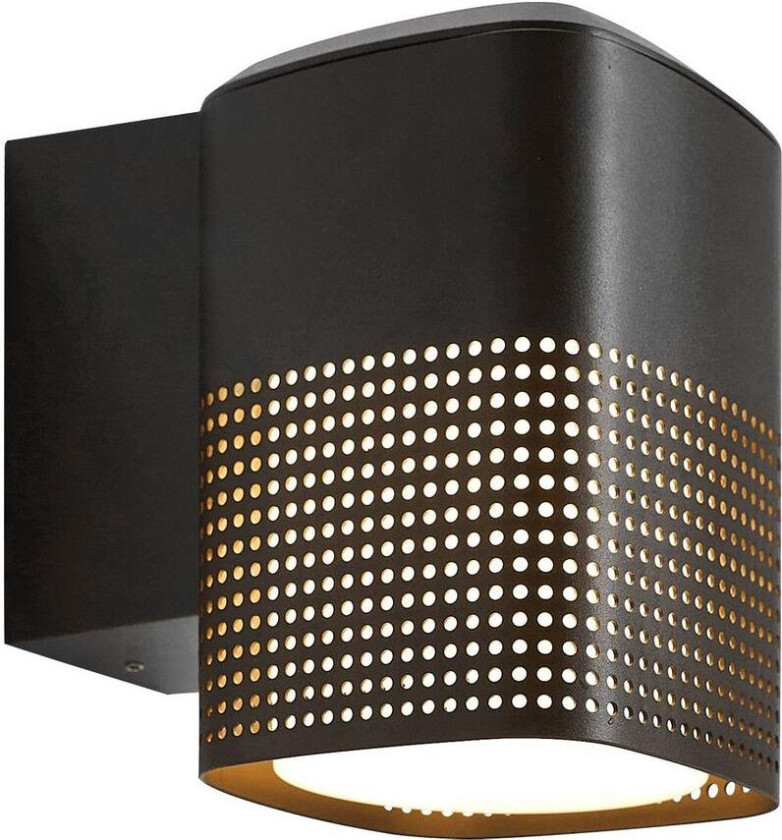 Sidara vegglampe utendørs ned lys seaside IP54 - Svart