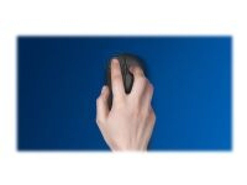 SPK7407B - 4000 Series - mus - ergonomisk - høyre- og venstrehåndet - optisk - 4 knapper - trådløs - 2.4 GHz, Bluetooth 3.0, Bluetooth 5.0 - USB trådløs mottaker