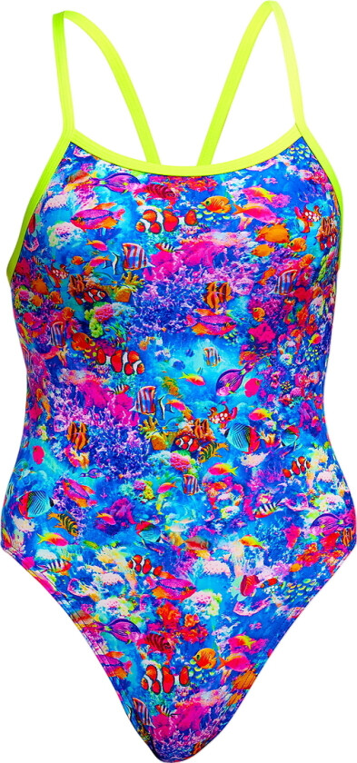 Badedrakt - Singel Strap - UV50+ - Sea Life - - 12 år (152) - Badetøy