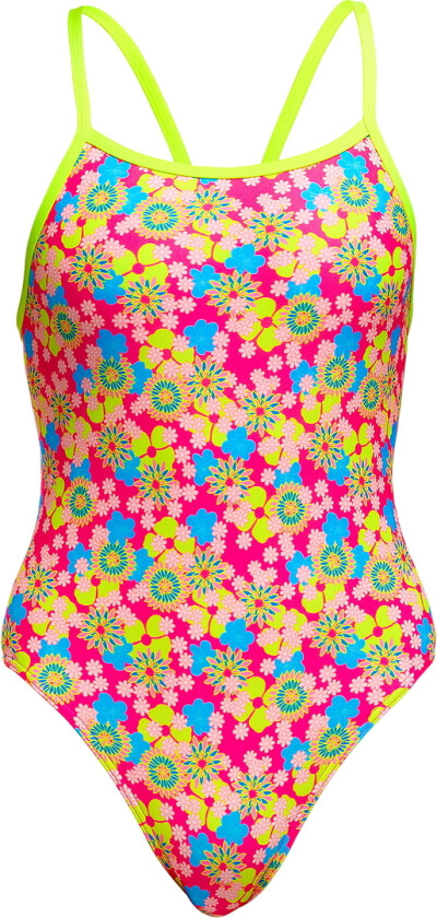 Badedrakt - Enkel Strap - UV50+ - Strømning Blås - - 16 år (176) - Badetøy