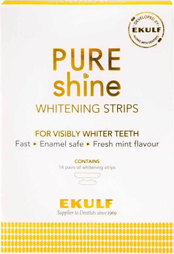 Pure Shine Whitening Strips, 14 par (28 strips)