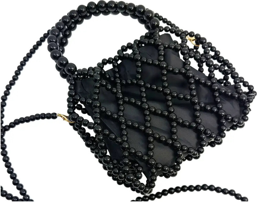 Decore Pouch Clutch Pearl Black - Black - ONE SIZE