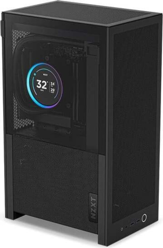 H2 Flow - Kabinett - Minitower - Svart