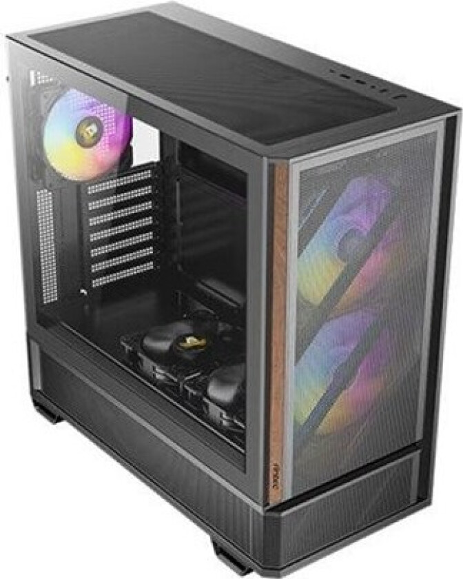 P30 ARGB - mid tower - ATX - Kabinett - Tower - Svart