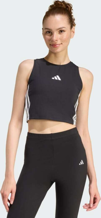ESSENTIALS 3-STRIPES PADDED TANKTOPP