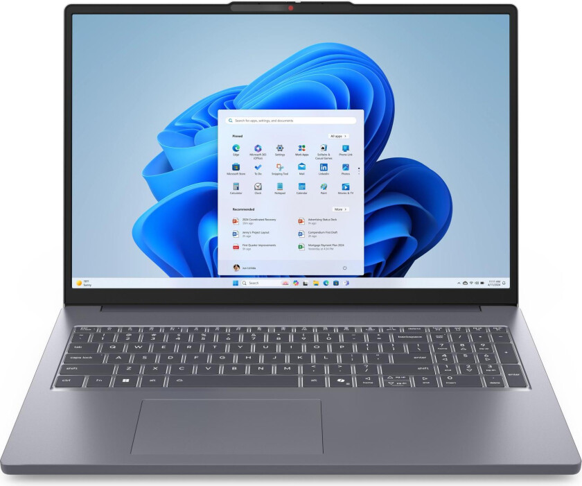 IdeaPad Slim 3 16AHP10 16 1920 x 1200 (WUXGA) 8840HS 16GB 512GB AMD Radeon 780M Windows 11 Home
