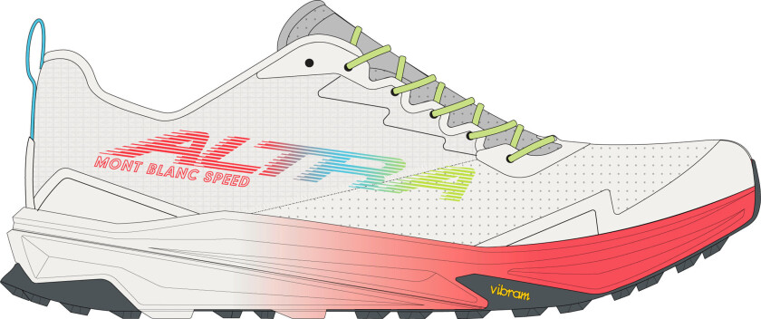 Men's Mont Blanc Speed White/red 110