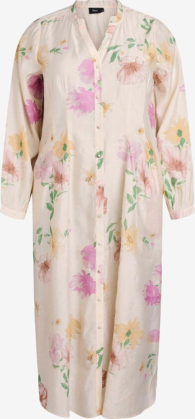 Maxikjole mFlora L/S Midi Dress - Beige