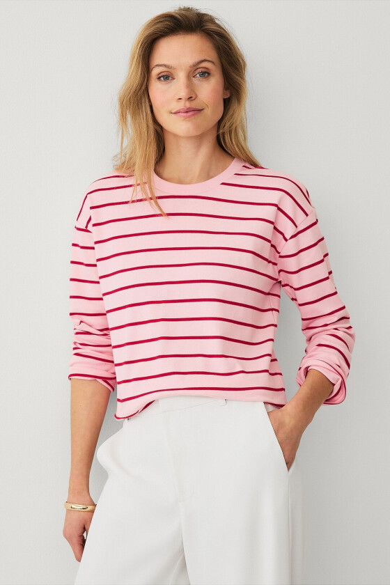 Langermet topp - Rosa