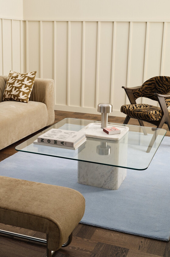 Salongbord Ellionina 100x100cm - Beige