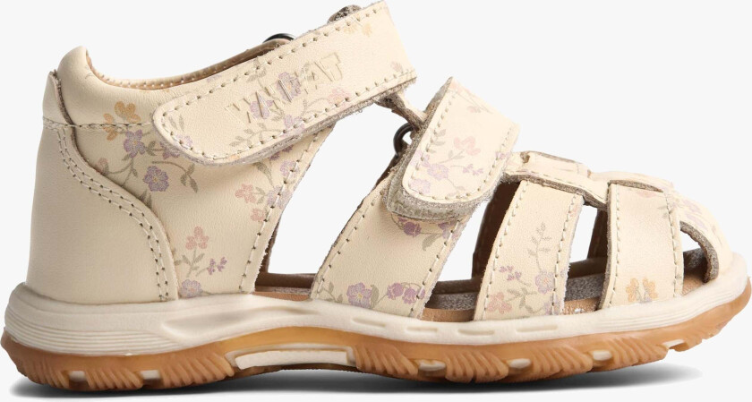 Frei Sandaler, Apricot Flowers, 22 - Sandaler & Slippers - Lateks,Skinn,Gummi