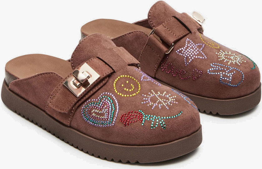 Jmoneyyr Mules, Brown, 30 - Innesko & Tøfler - Polyester