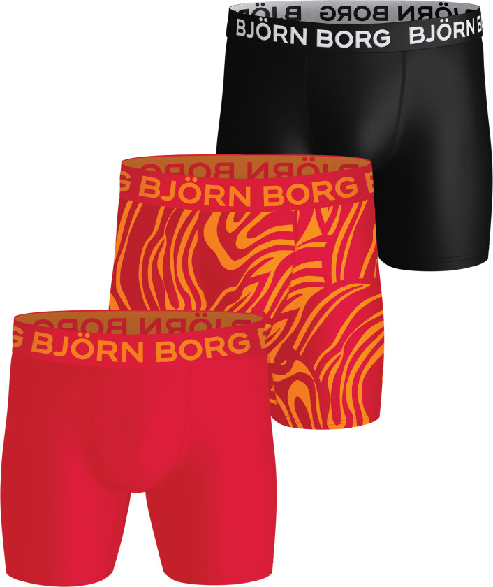 Men's Sports Microfiber Boxer 3p Multipack 3