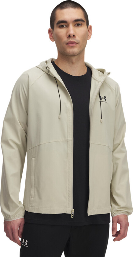 Men's Ua Vibe Woven Jacket Khaki Base