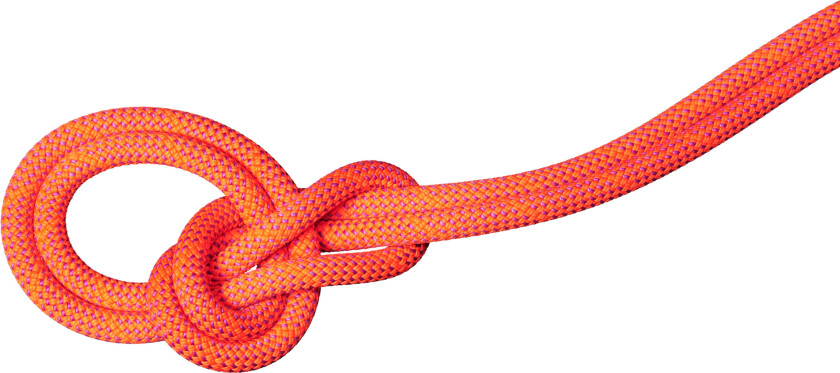 Mammut 9.8 Crag Dry Rope 70m Vibrant Orange-lavandin