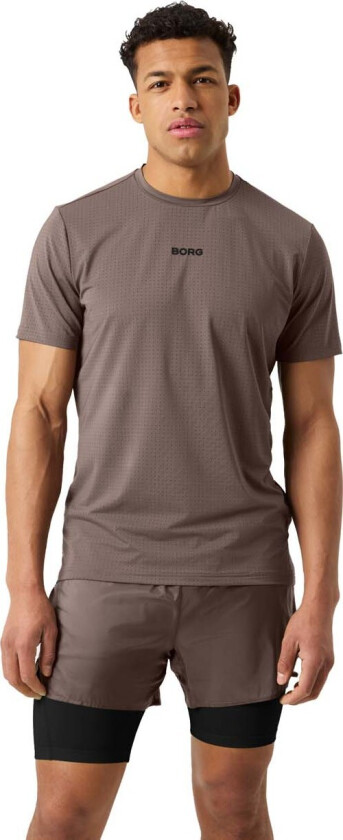 Men's Borg Running Perforated T-Shirt Falcon
