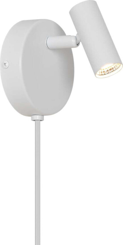 Omari round vegglampe 3,2W 2700 Kelvin - Hvit