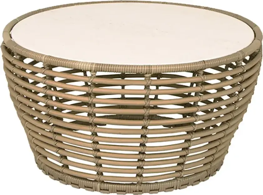 Basket kaffebordunderstell 75 cm Naturlig fletting