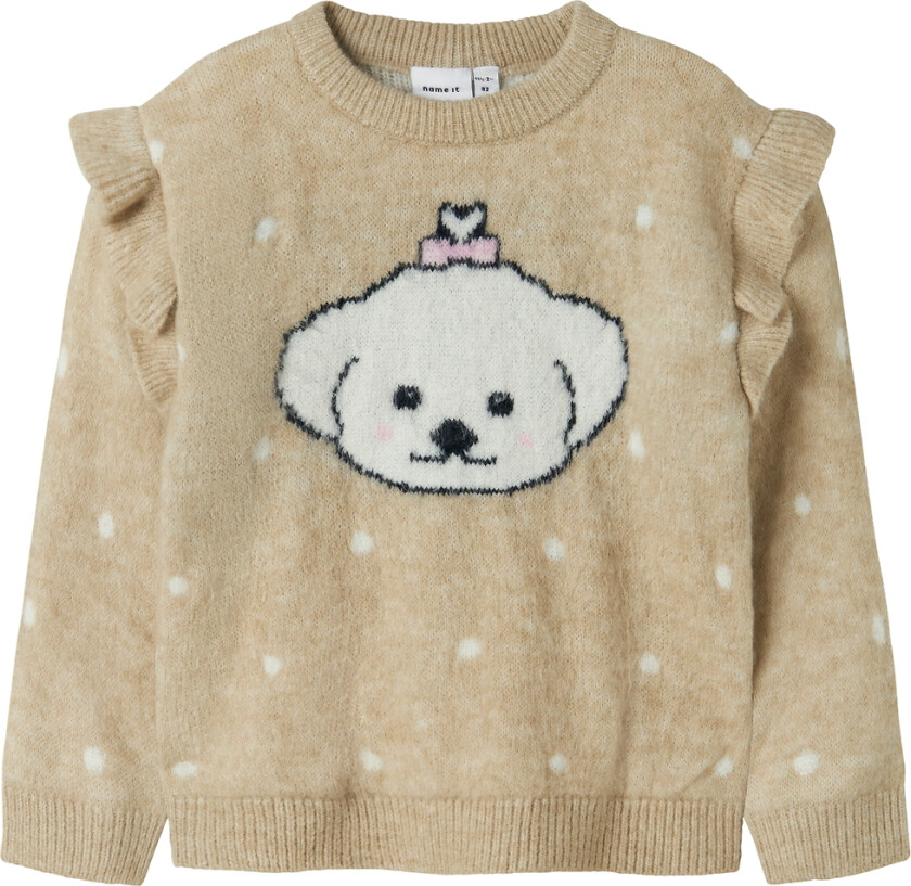 Genser - NmfDown - Strikk - Islandsk fossil - - 7-8 år (122-128) - Genser