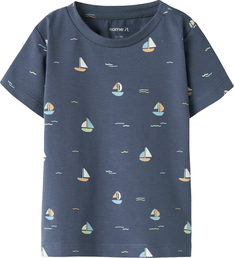 T-skjorte - NbmVroels - Vintage Indigo/Båt - - 68 - T-skjorte