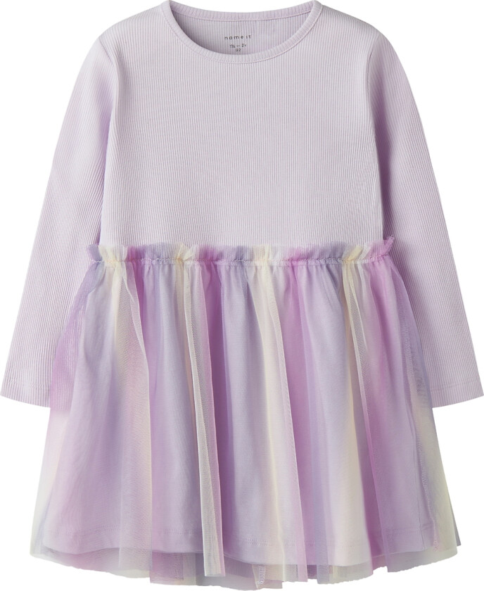 Kjole - NmfDotiana - Lavender Tåke - - 2 år (92) - Kjole