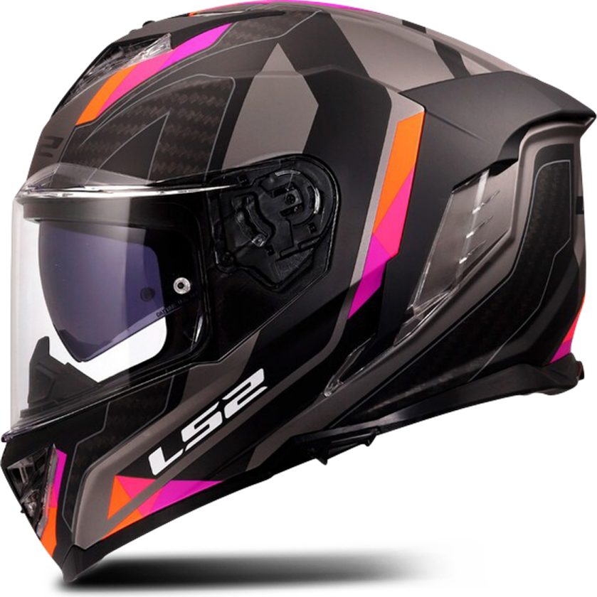 Helhjelm LS2 FF818 Storm III Sporty Grå/lilla3XL
