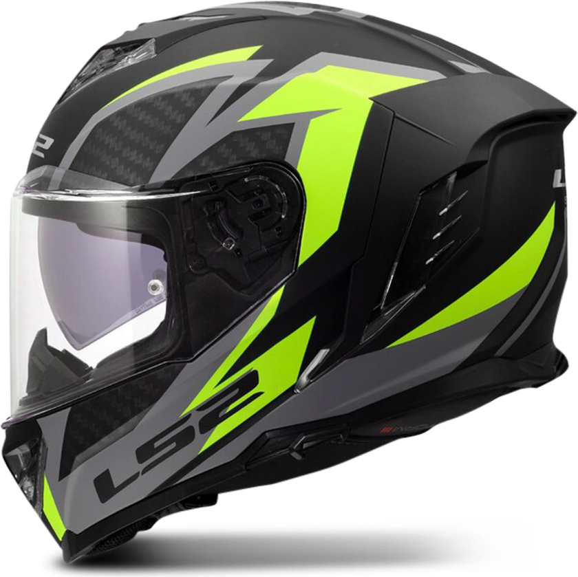 Helhjelm LS2 FF818 Storm III Dynamo Svart Hi-vis gulXL
