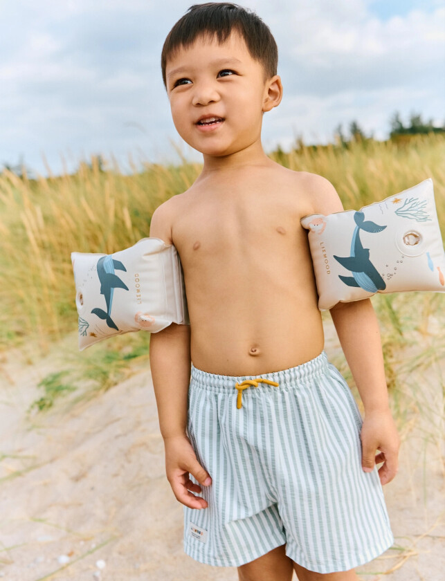 Bilde av Duke Stripe Board Shorts - Green - 92