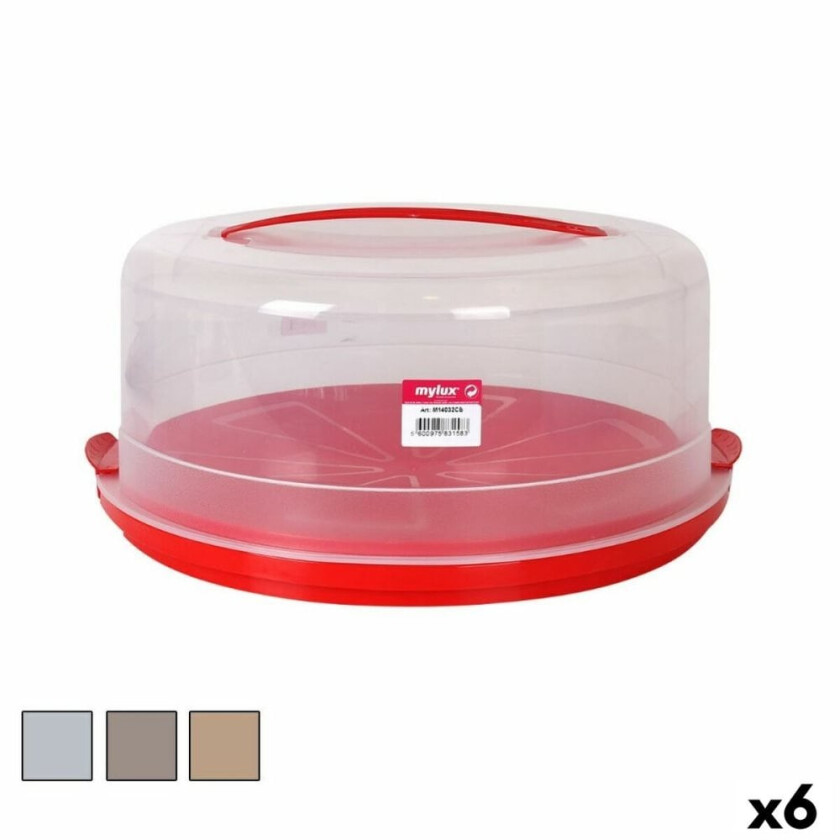 Matboks Dem Pisa Med håndtak 34,5 x 33,6 x 15,7 cm (6 enheter)