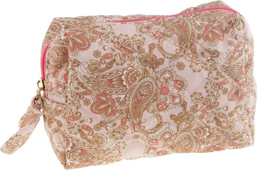 Toiletry Bag Pink W/Pattern