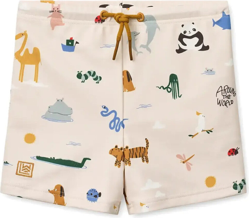 Otto Printed Swim Pants - Cream - 122