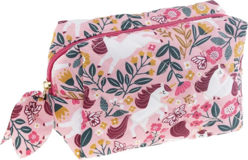 Toiletry Bag Pink w/Unicorn