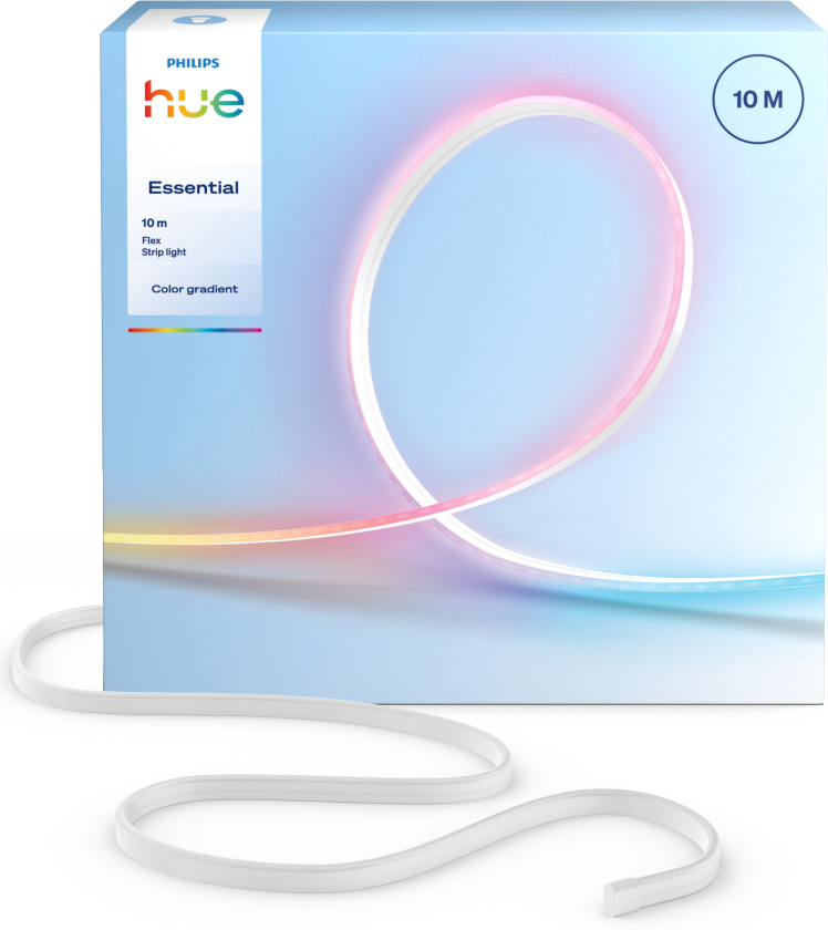 – Essential Flex LED Strip 10m – Smart Gradient Lightstrip – App- og stemmestyring