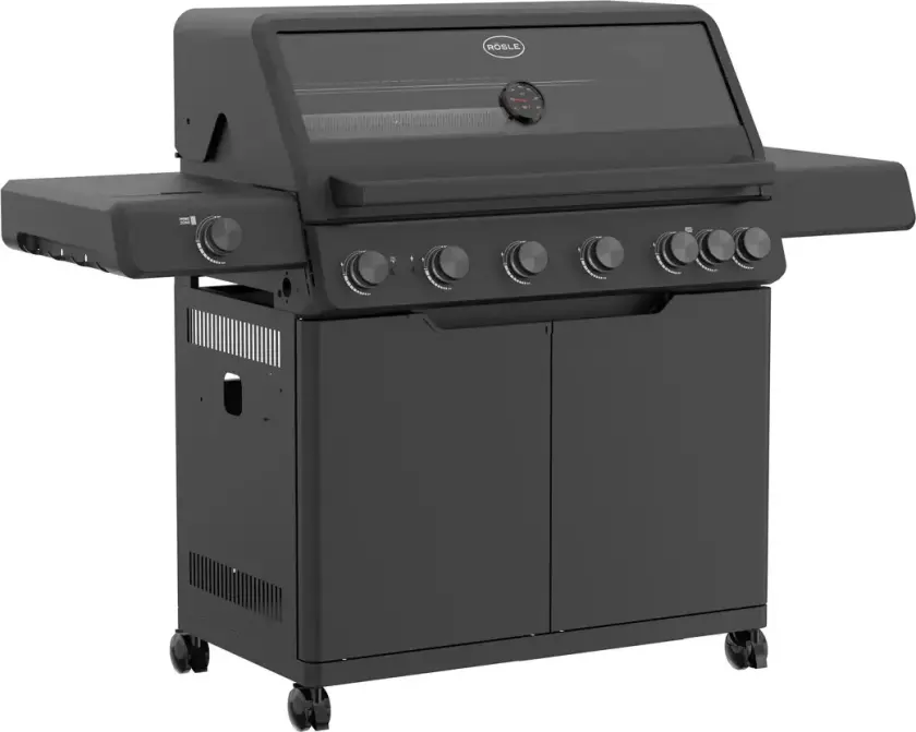 AllFlame Hero 6 gassgrill 28000W svart