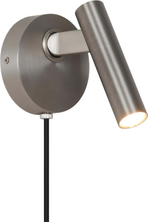 Makoto vegglampe - Satin Krom