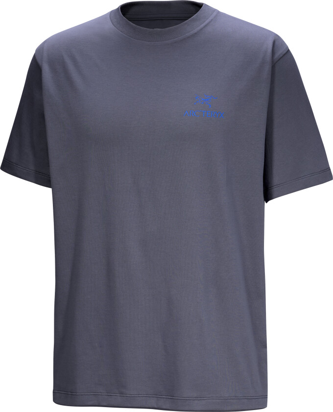 Men's Kragg Sl Cotton Bird Word Shortsleeve Dark Stratus/fluidity S