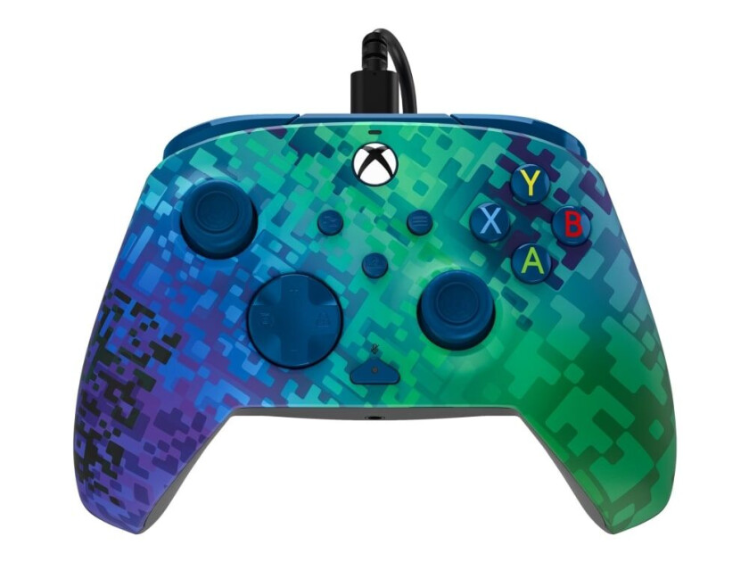 Rematch Wired Controller - Glitch Green - Gamepad - Microsoft Xbox One