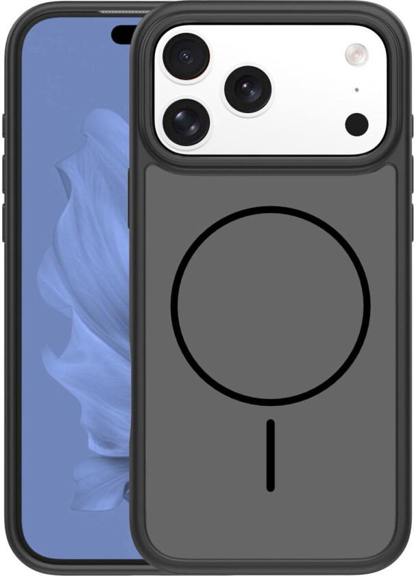 Frame Thin Mag Deksel for iPhone 17 Pro Max - Svart