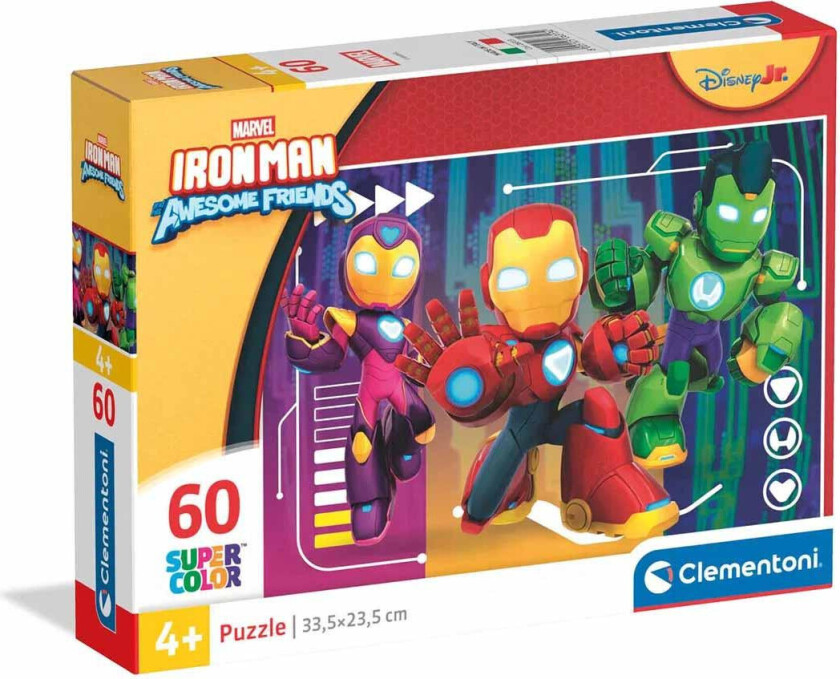 Puslespill - 60 brikker - Marvel Iron Man
