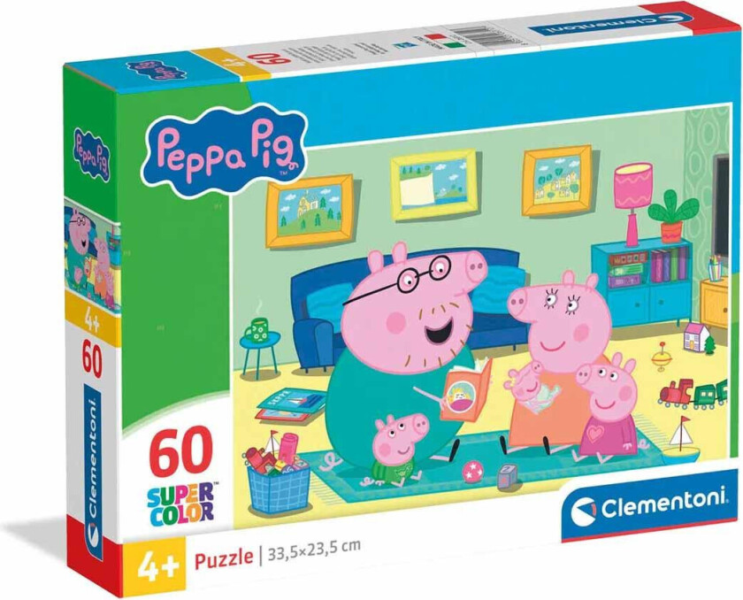 Puslespill - 60 Brikker - Peppa Gris