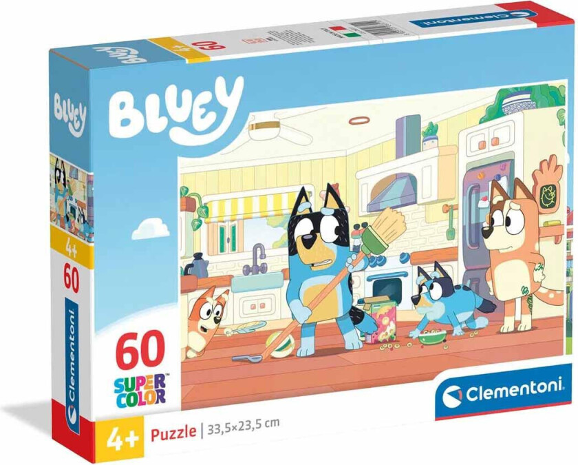 Puslespill - 60 brikker - Bluey