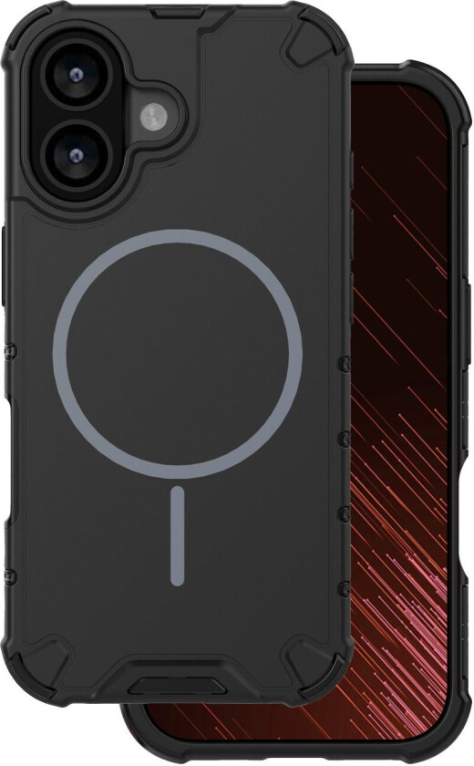 Defender 2-i-1 Mag-etui for iPhone 17 - Svart